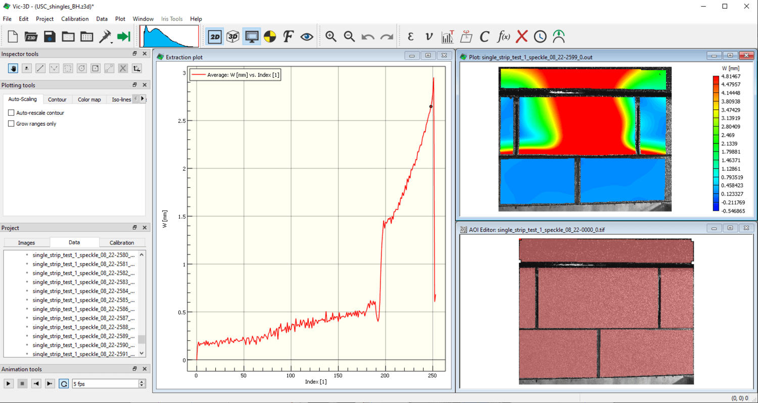 VIC-3D (Digital Image Correlation)